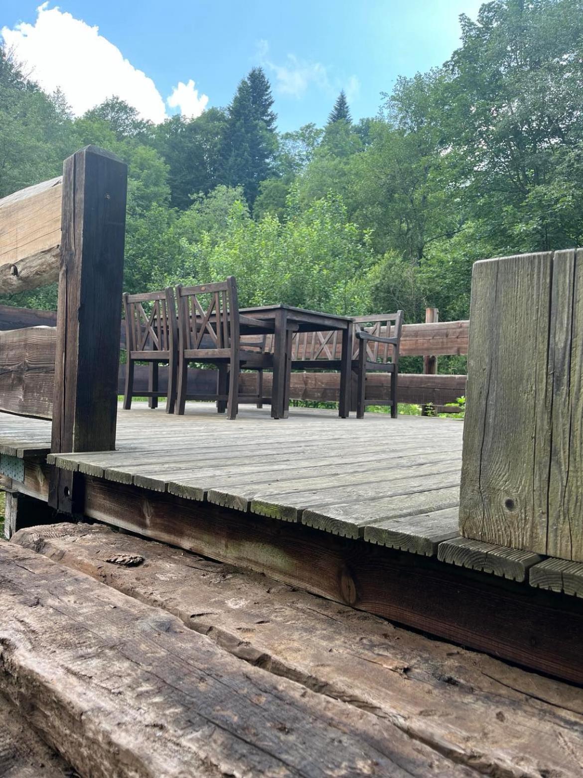 Pod Dobrym Adresem- Domek Nad Stawem Cisna Esterno foto
